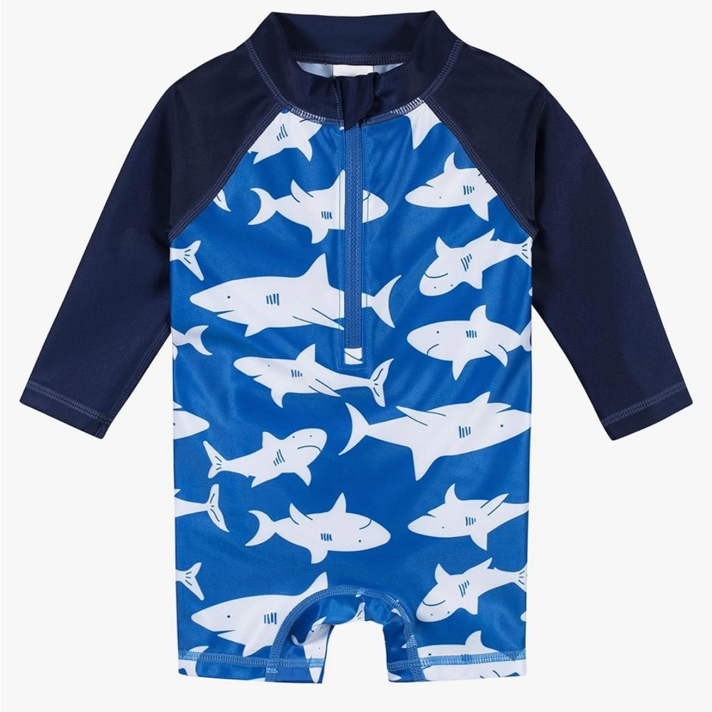 Baby/Toddler Long Sleeve Swim Suits set - Picture 5 of 7
